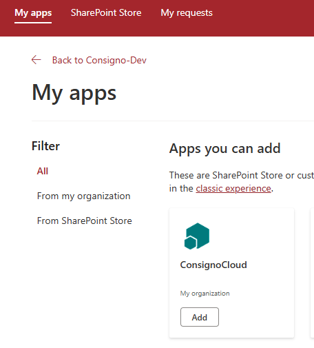 Mes applications